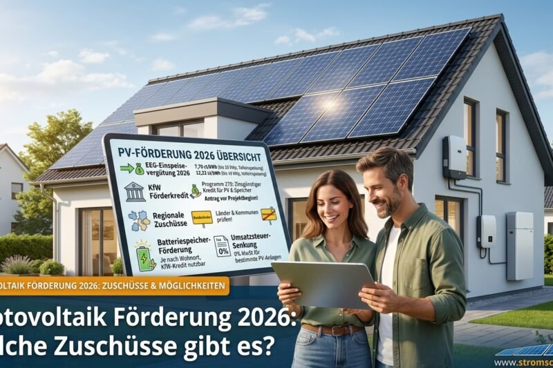 Photovoltaik Förderung: Welche Zuschüsse gibt es?