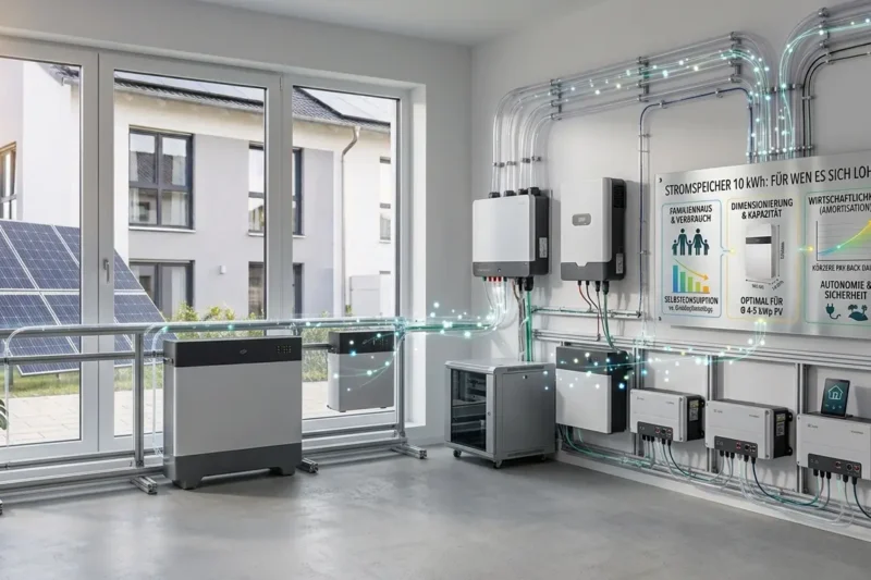 Stromspeicher 10 kWh: Für wen lohnt sich diese Größe