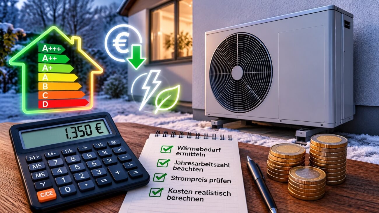 Wärmepumpe Stromkosten berechnen Was kostet das Heizen wirklich