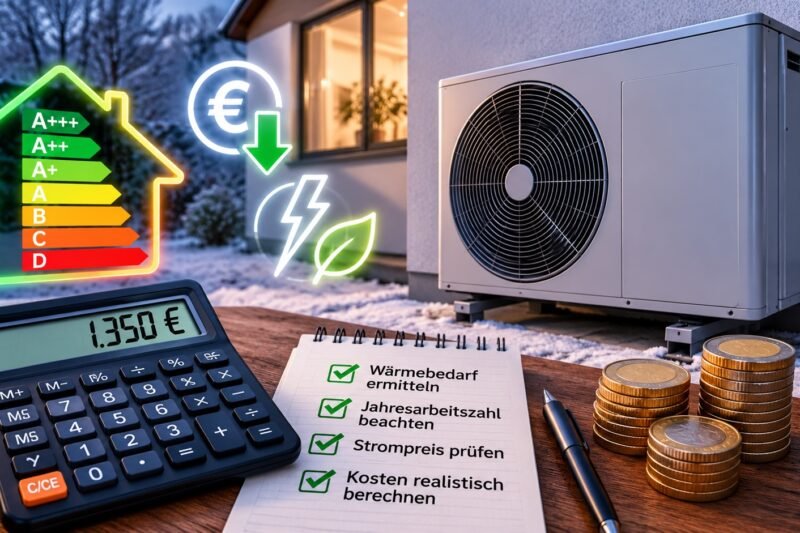 Wärmepumpe Stromkosten berechnen: Was kostet das Heizen wirklich?