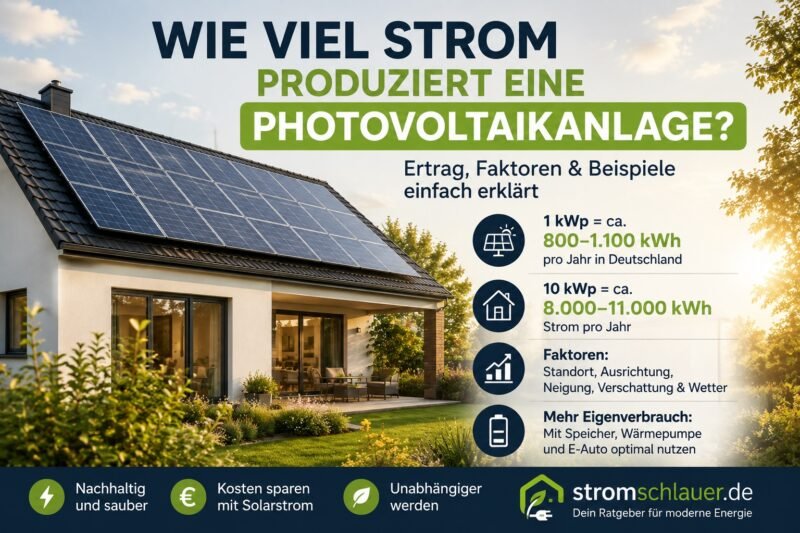 Wie viel Strom produziert eine Photovoltaikanlage?
