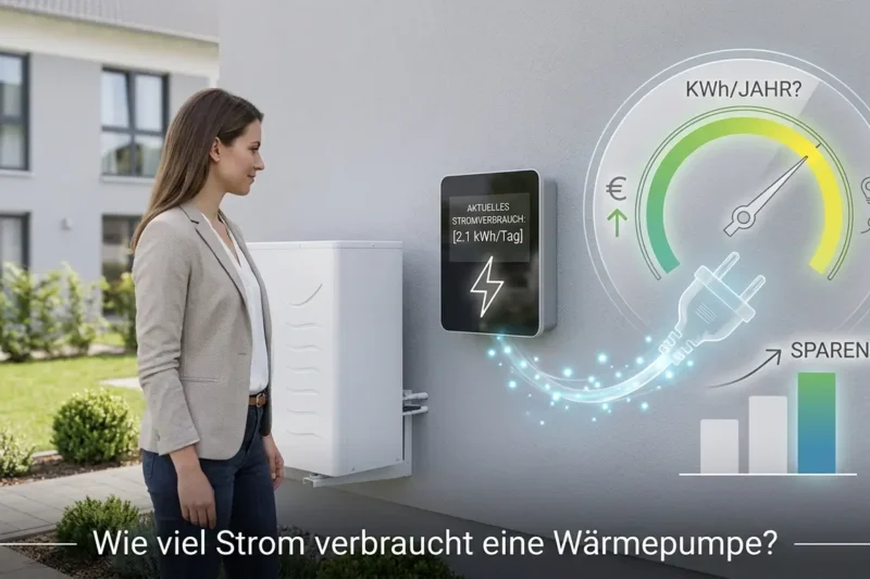 Wie viel Strom verbraucht eine Wärmepumpe?