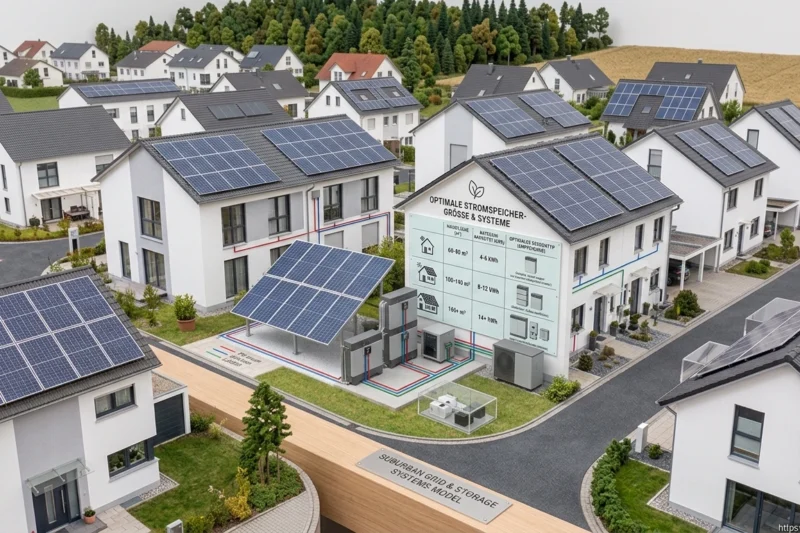 Wie groß sollte ein Stromspeicher sein?