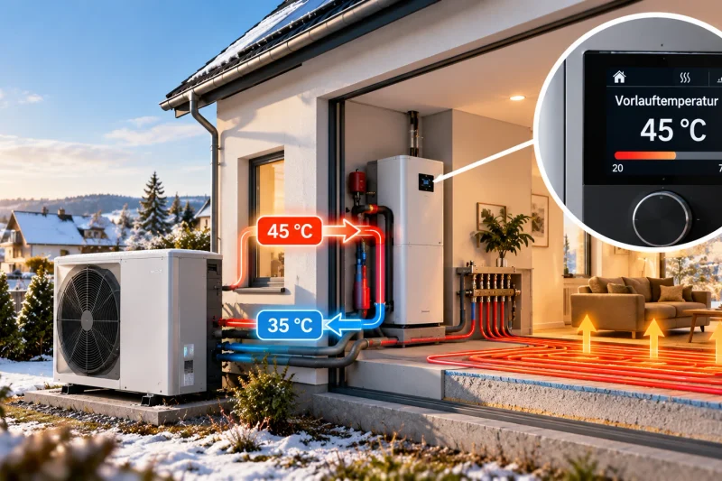 Vorlauftemperatur Wärmepumpe: Warum ist sie so entscheidend?