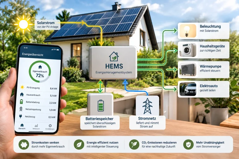 HEMS: Was ist ein Energiemanagementsystem und wofür braucht man es?